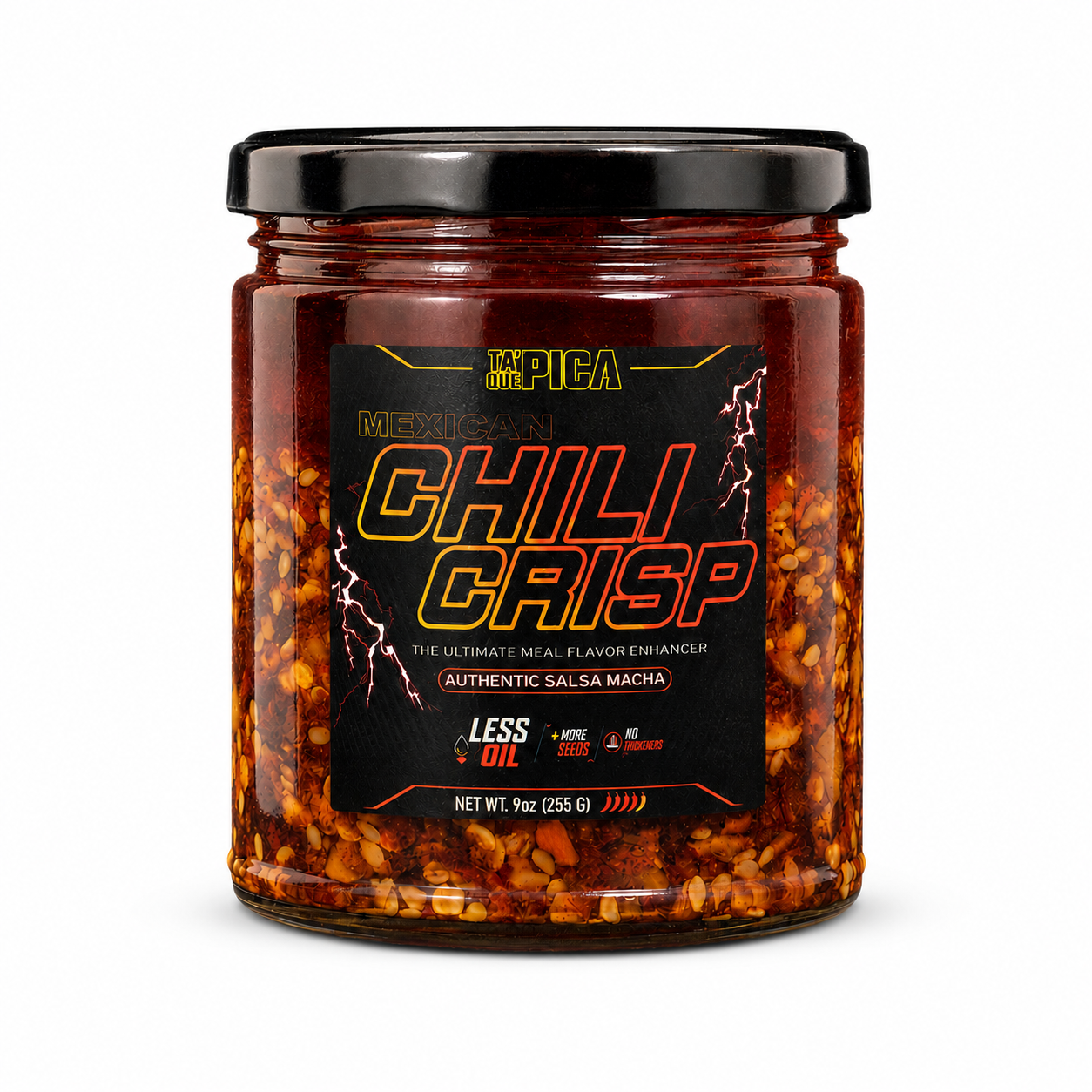 Mexican Chili Crisp - Salsa Macha by Ta’ Que Pica®  | 9 oz (255 g)