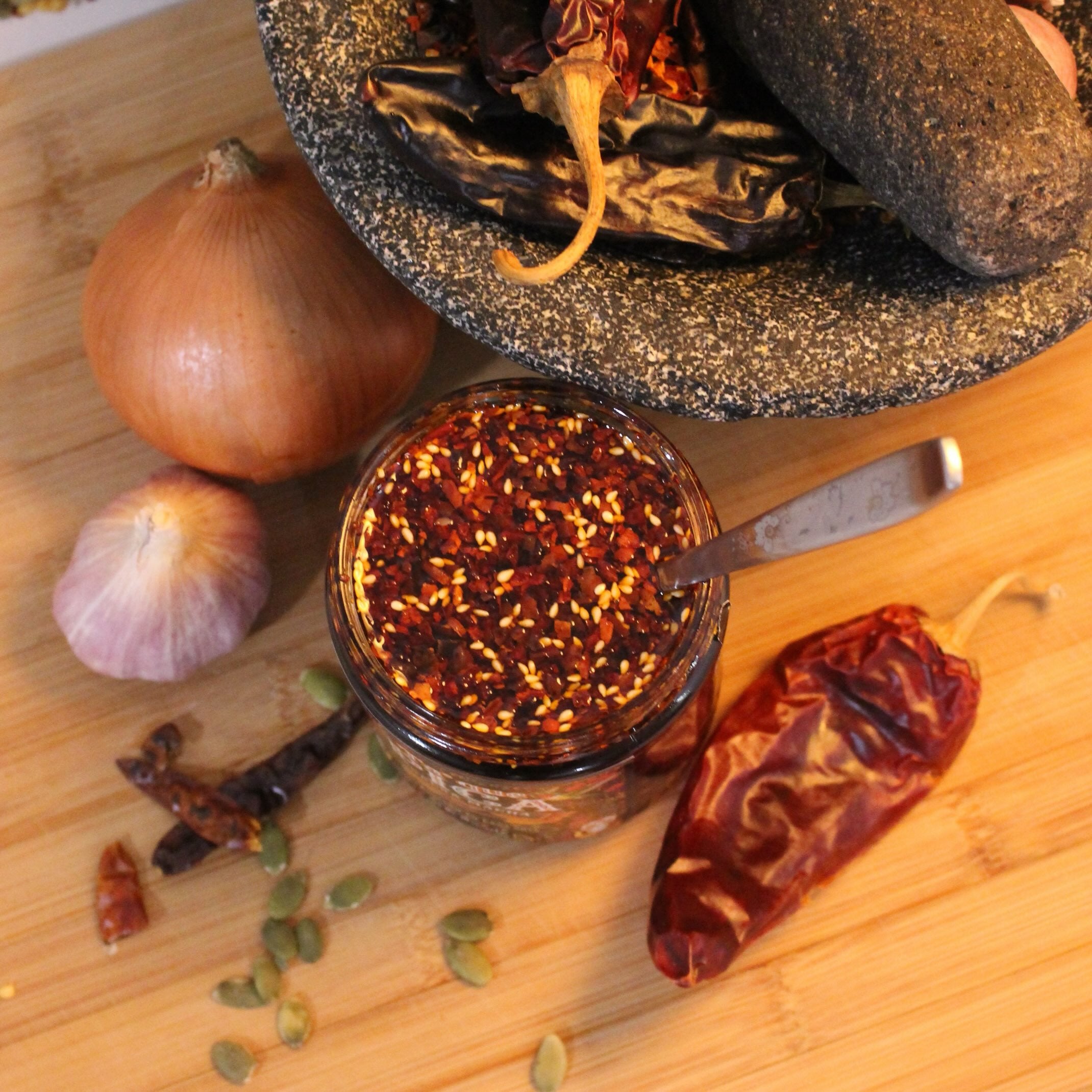 TA' QUE PICA Salsa Macha | Authentic Mexican Chili Oil | 9 oz (255 g)